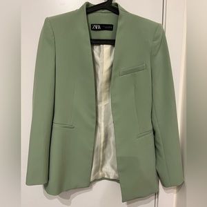 Zara green blazer
